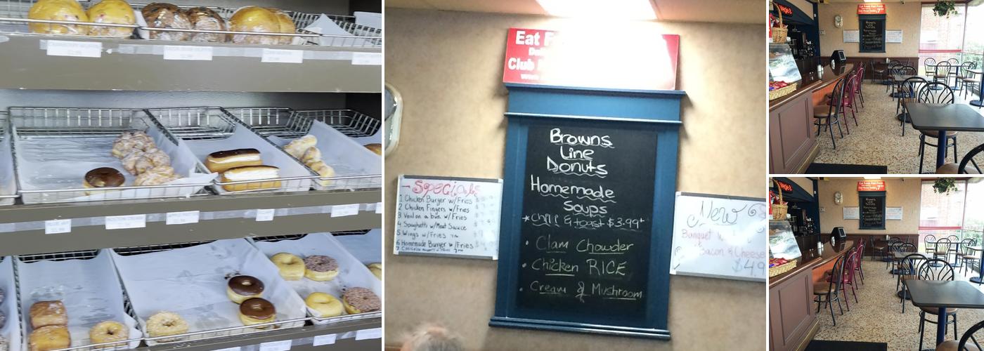 B-line Donuts and Breakfast Menu