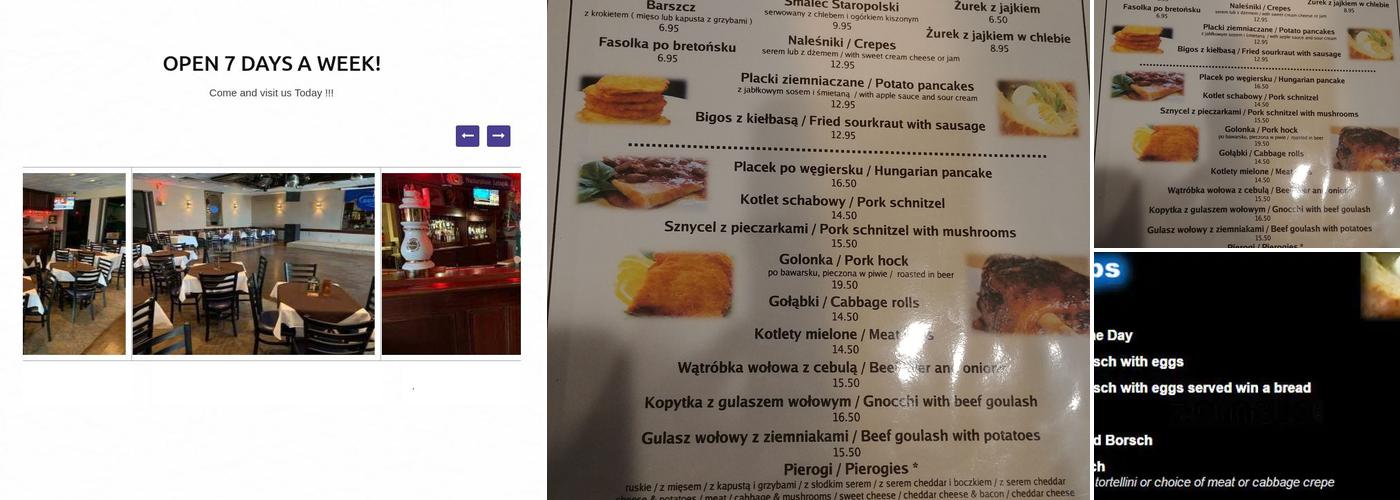 Orbit Restaurant Menu