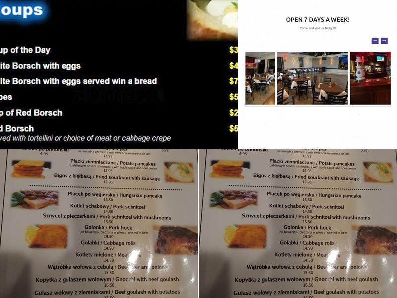 Orbit Restaurant Menu