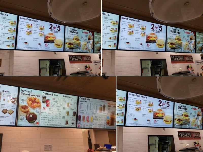 Tim Hortons Menu