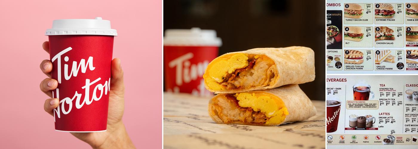 Tim Hortons Menu
