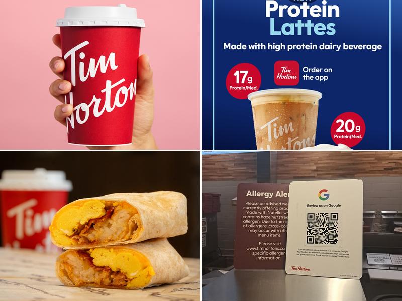 Tim Hortons Menu