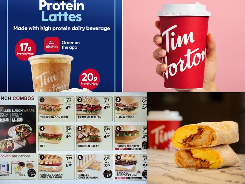 Tim Hortons Menu