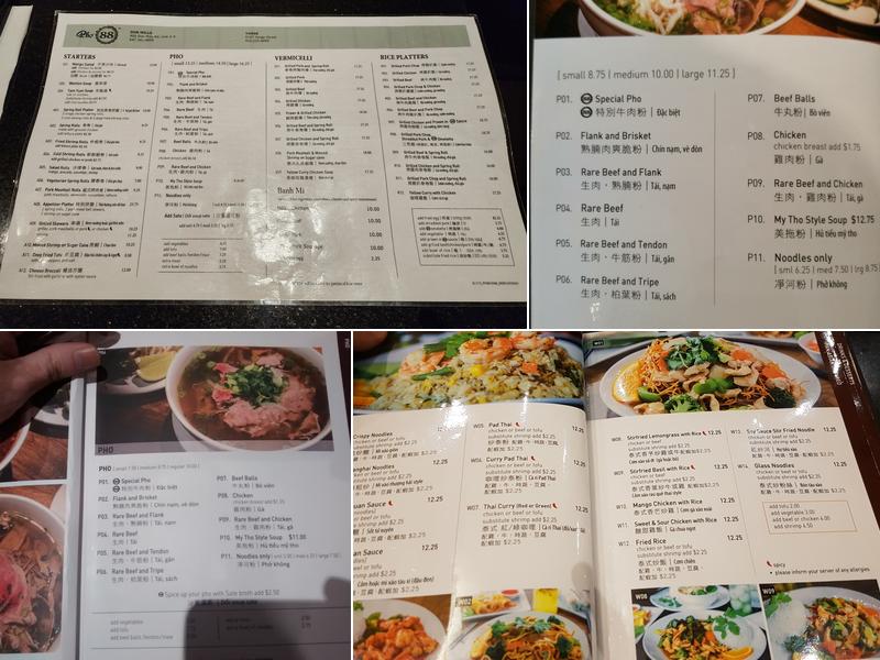 Pho 88 Restaurant Menu
