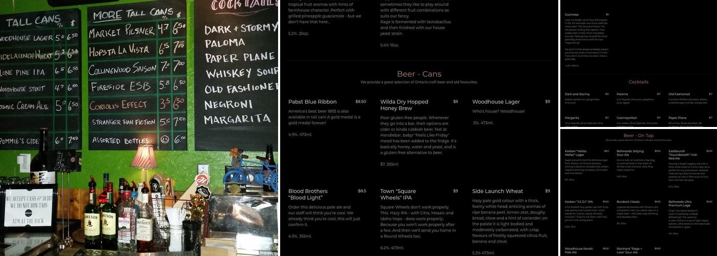 Handlebar Menu