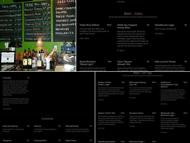 Handlebar Menu