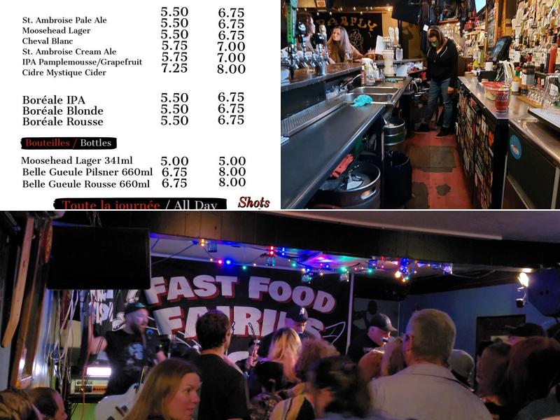 Barfly Menu