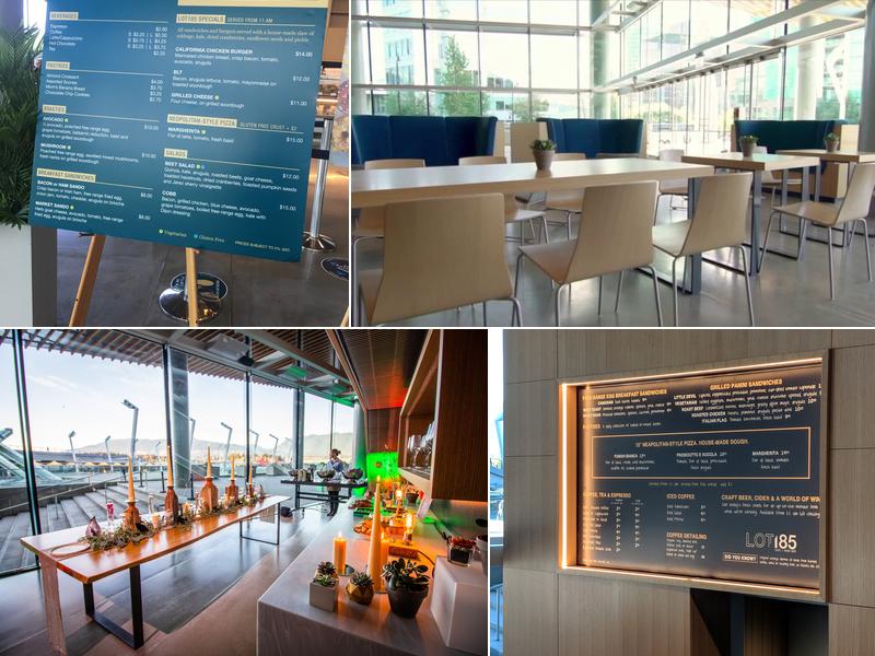 LOT185 Café + Wine Bar Menu
