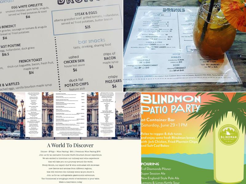 Container Bar Menu