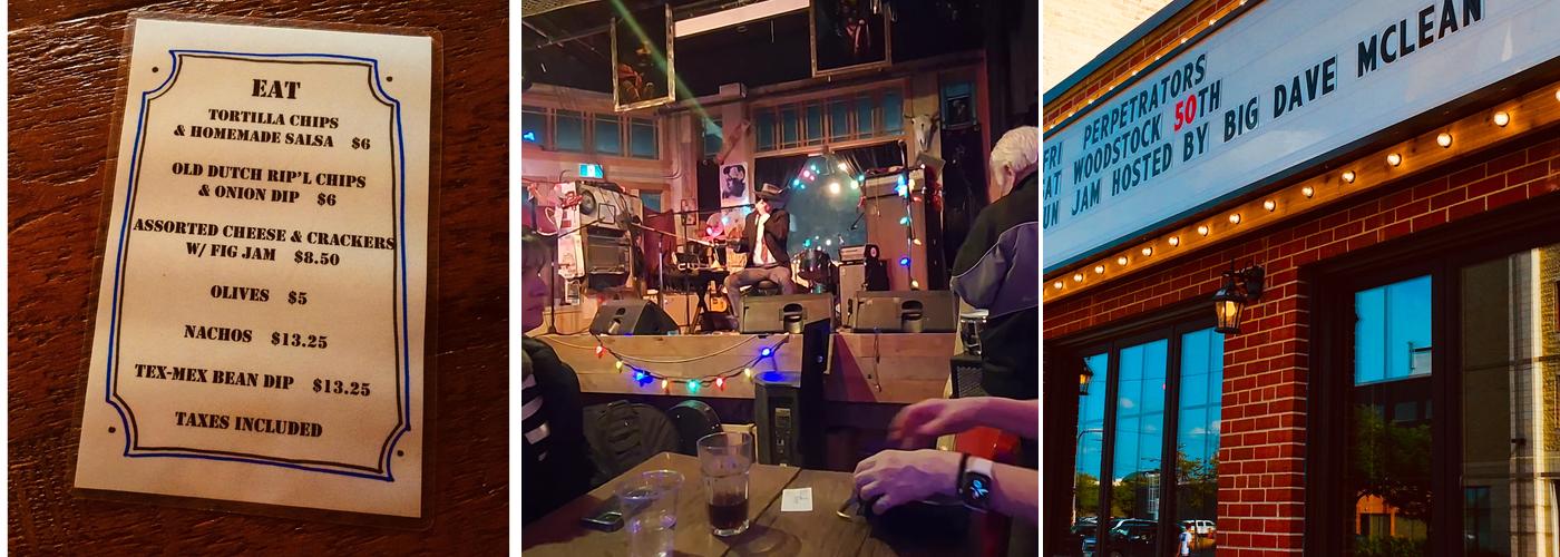 High And Lonesome Club Menu