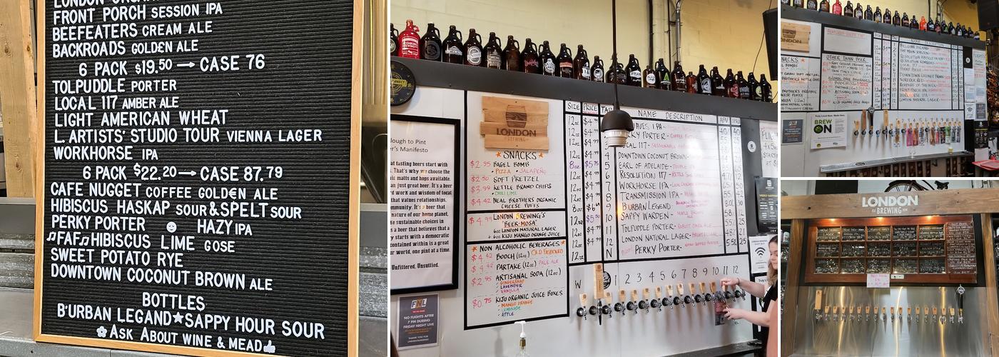 London Brewing Co-operative Menu