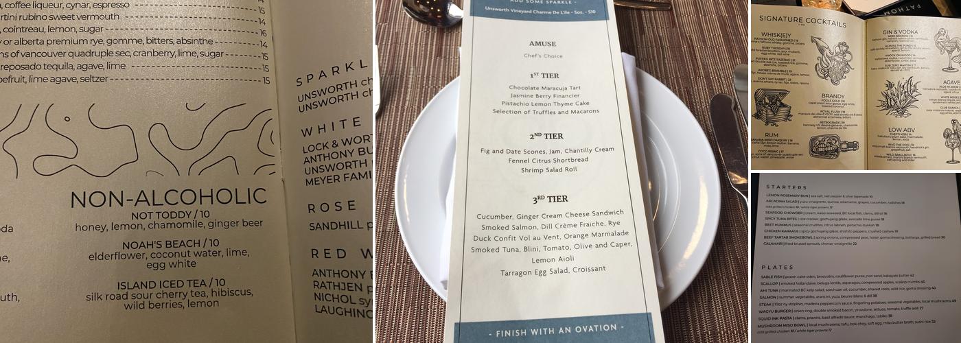 Fathom Menu