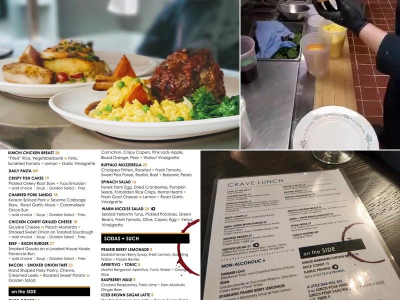 Crave Kitchen + Wine Bar Menu