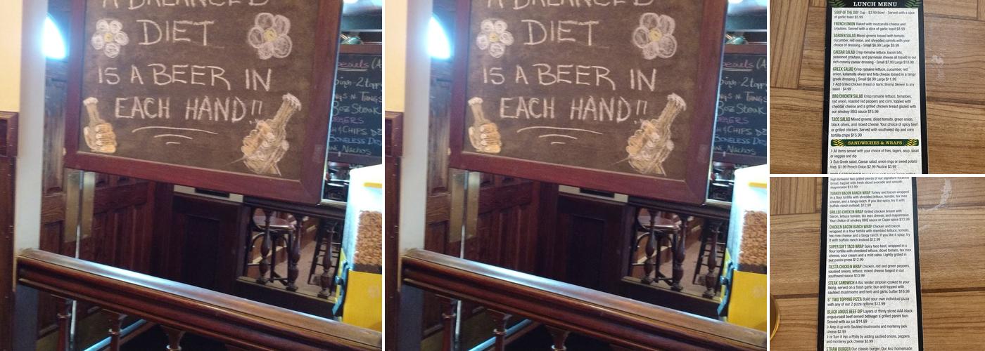 Last Straw Brew Pub Menu