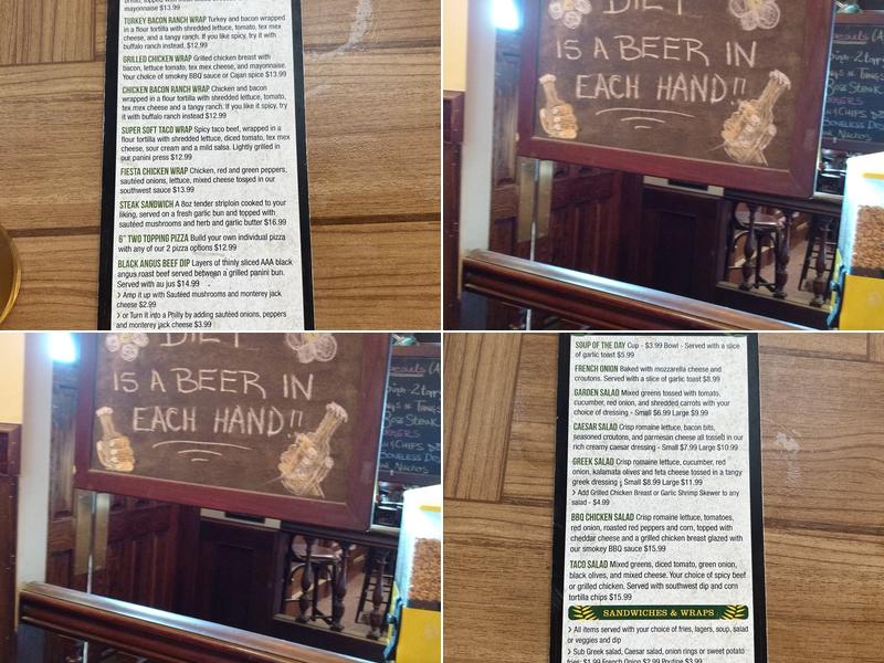 Last Straw Brew Pub Menu