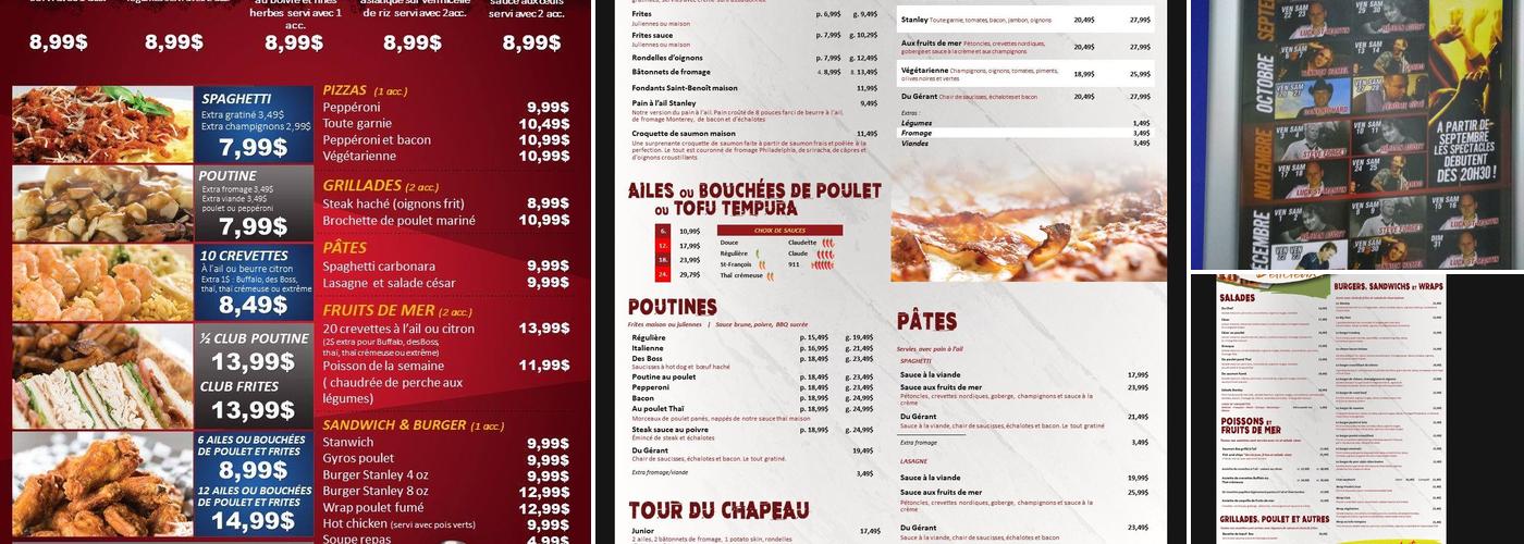 Chez Stanley Menu