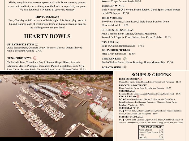 Carlos O'Bryan's Neighbourhood Pub Menu