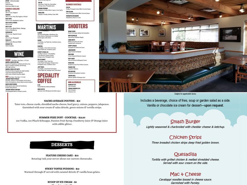 MVP Pub and Family Restaurant Menu