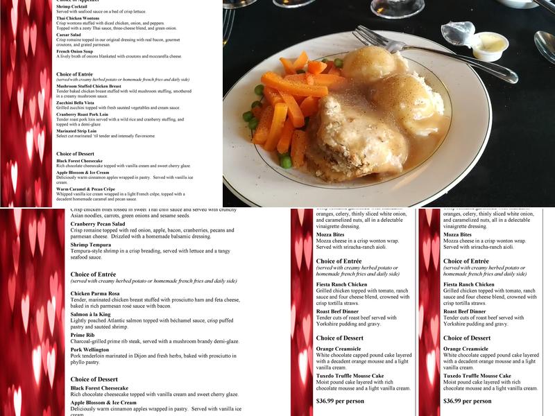 Jennifer's Menu