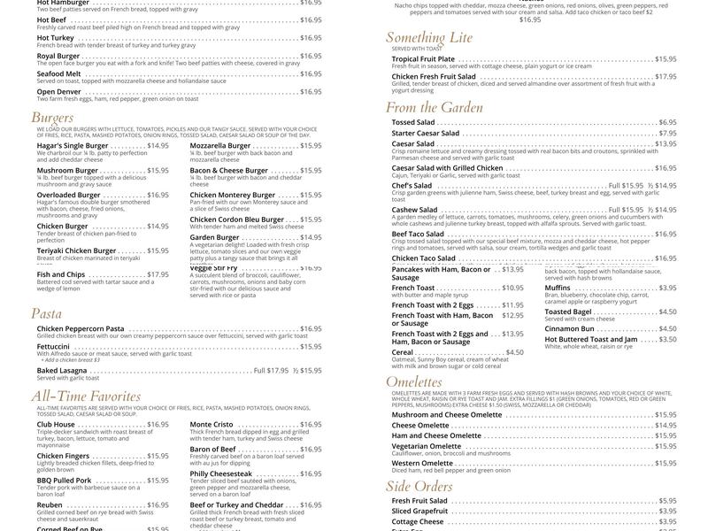 The Tap Room Bar + Brewery Menu