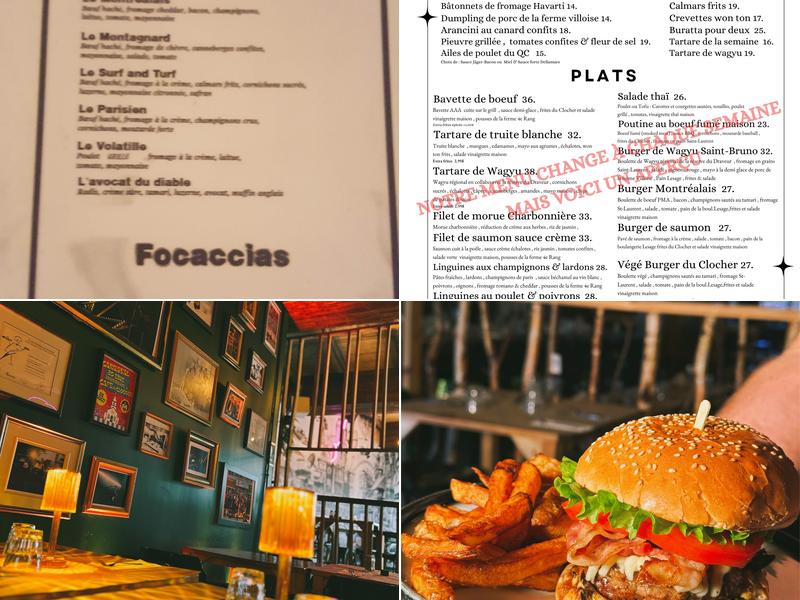 Café Du Clocher Menu