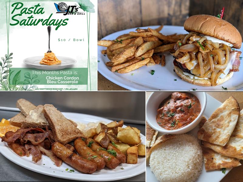 JT's Bar & Grill Menu