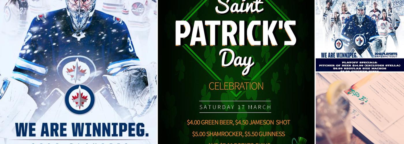 Triple B's - Restaurant, Bar & Billiards Menu