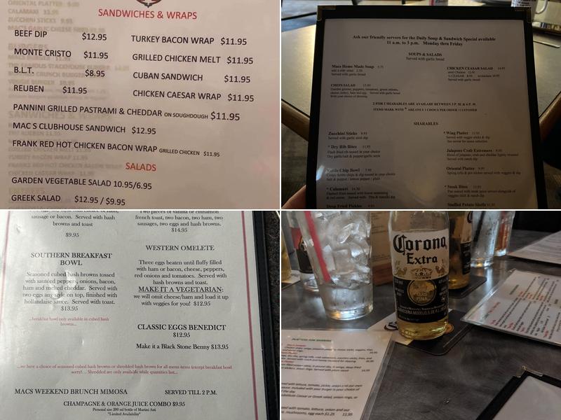 Jolly Mac's Pub & Liquor Store Menu