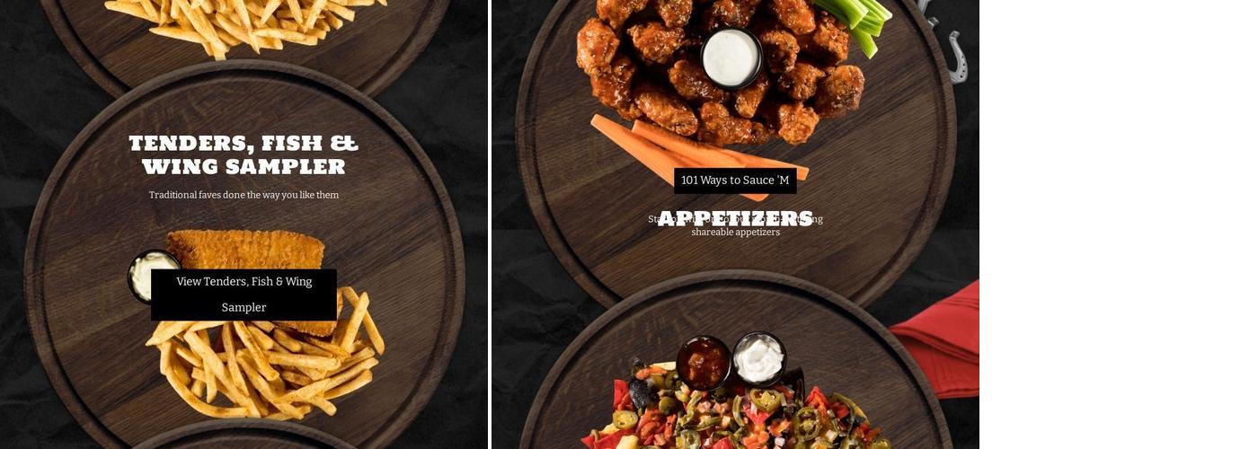 Wild Wing Menu