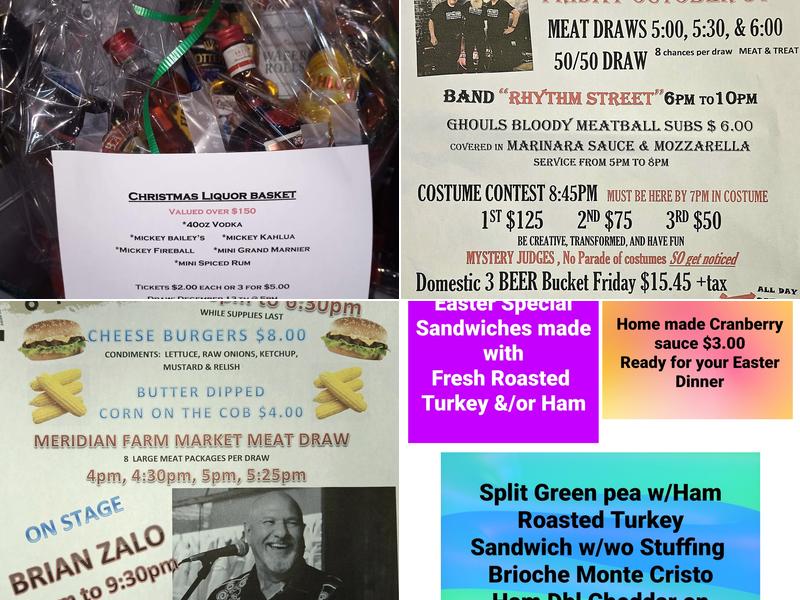 Royal Canadian Legion Branch 2 Menu