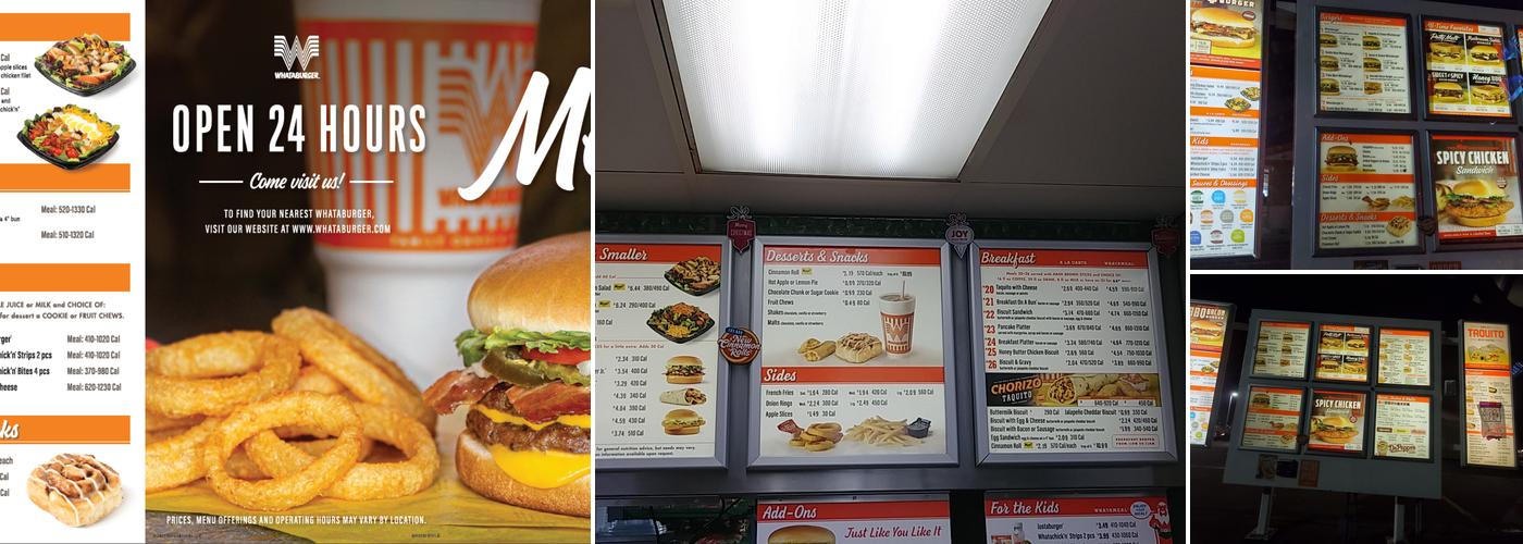 Whataburger Menu