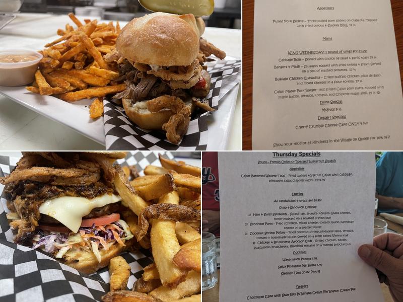 Ernie's Roadhouse Menu