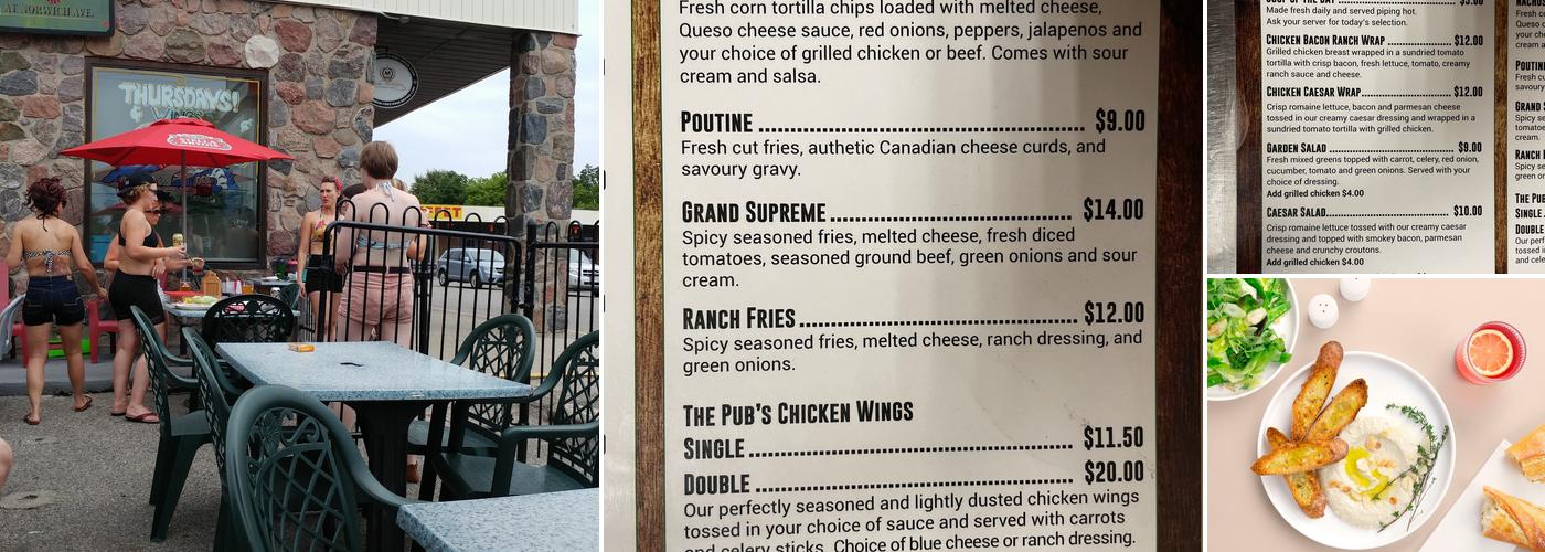 Pub At Norwich Ave The Menu