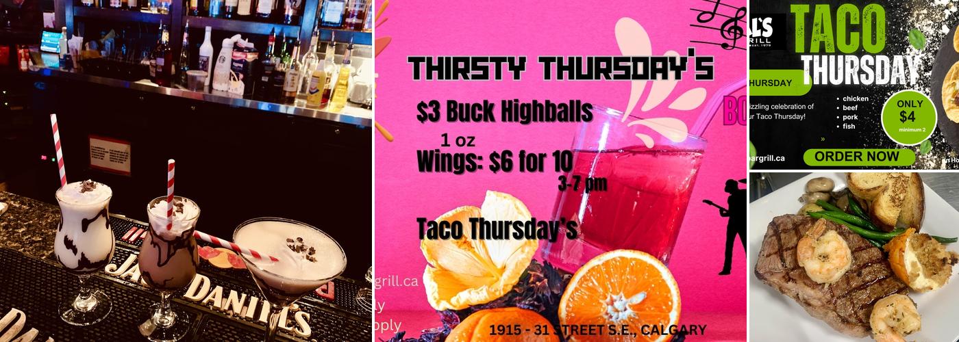 Big Al's Bar & Grill Menu