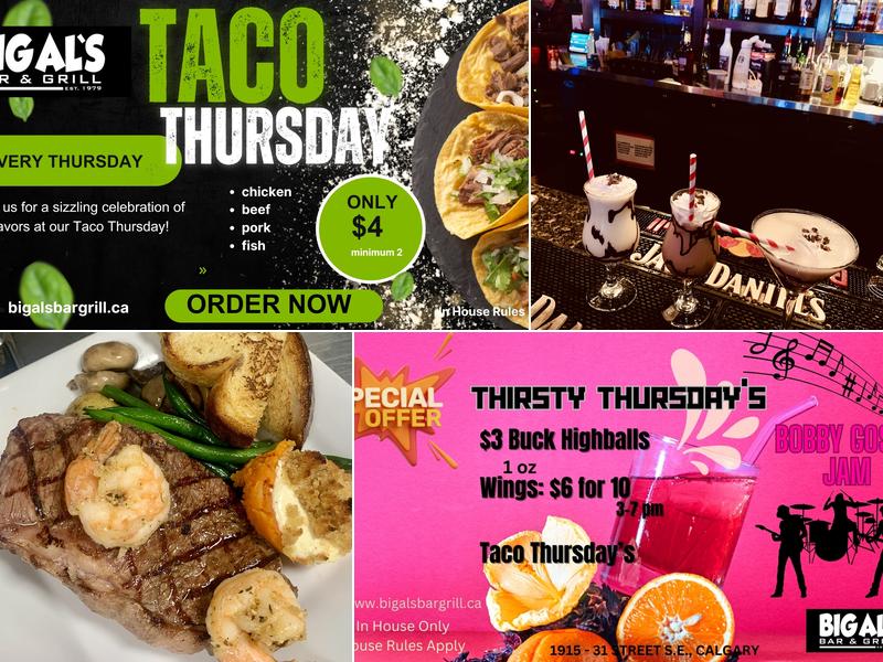 Big Al's Bar & Grill Menu