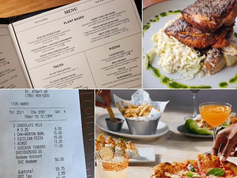 Earls Kitchen + Bar Menu