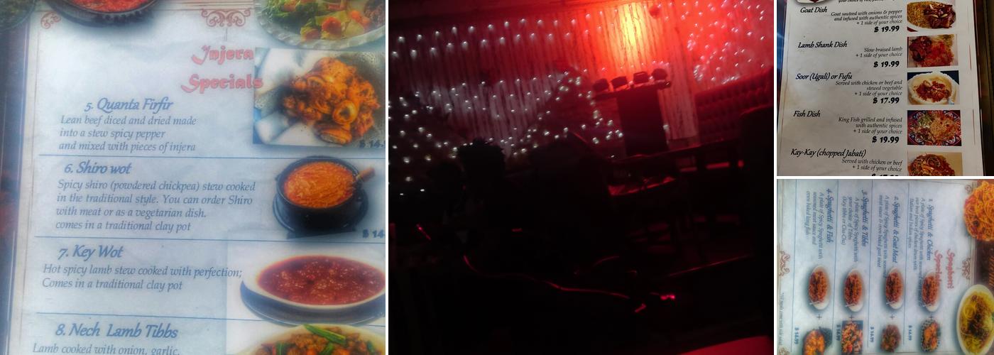 Zembaba 2 Ethiopian Restaurant & Bar Menu
