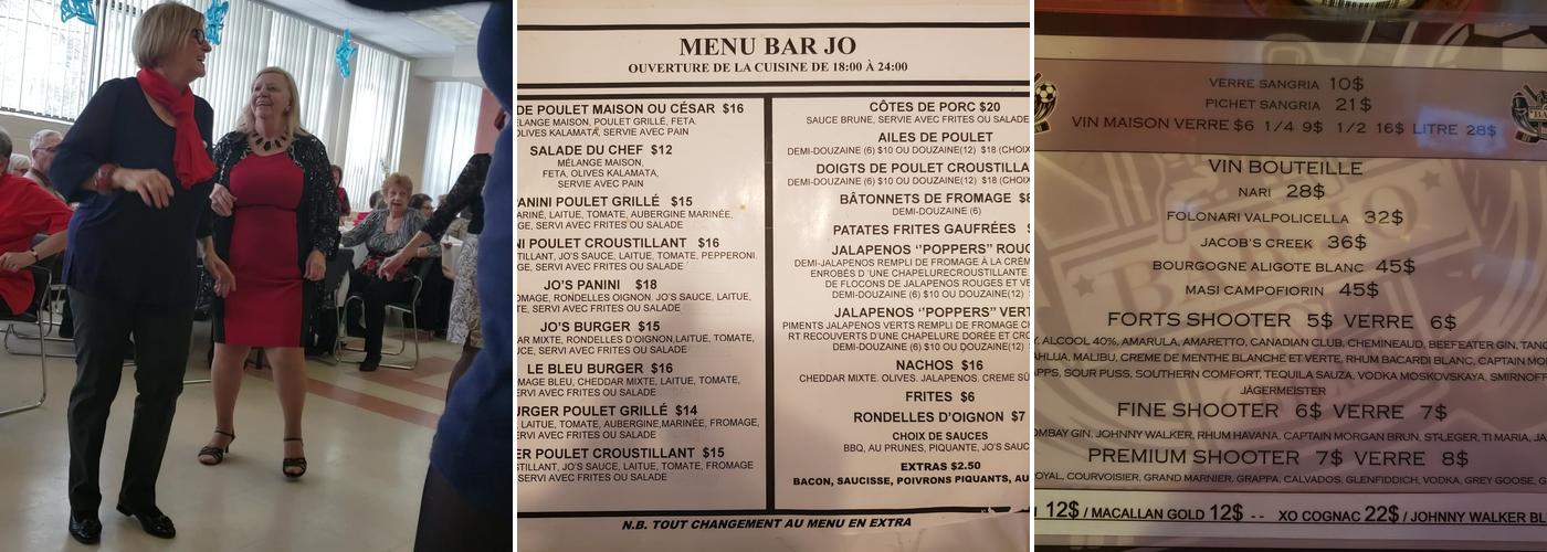 Bar Jo Menu