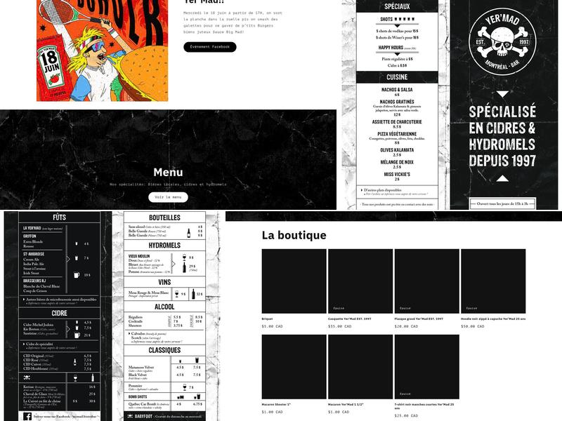 Yer'Mad Bistro Bar Menu