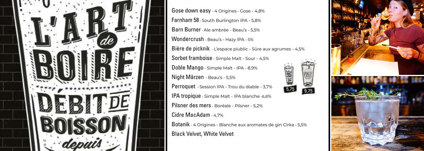 Chez Baptiste Sur Masson Menu