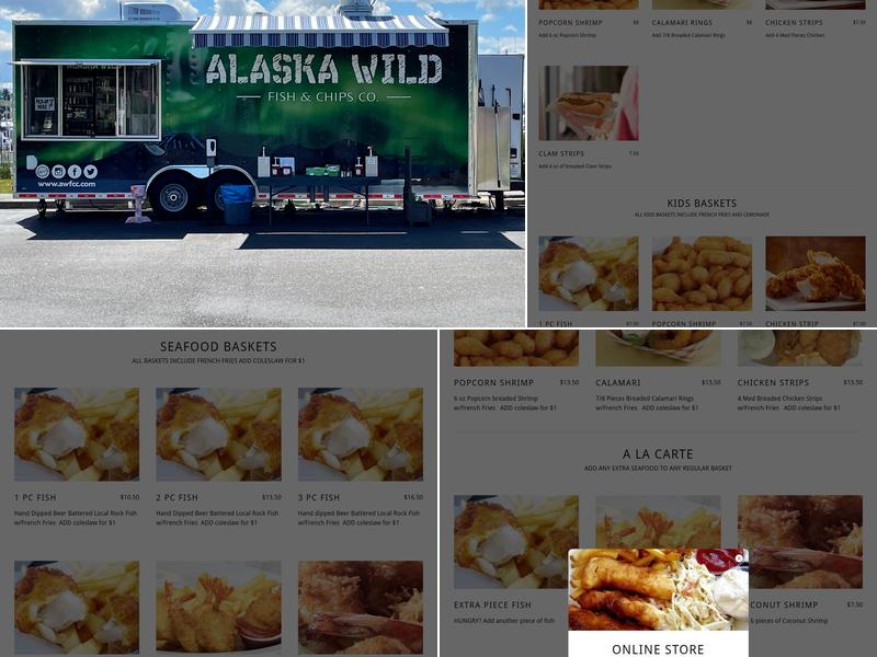 Alaska Wild Fish & Chip Co. Menu