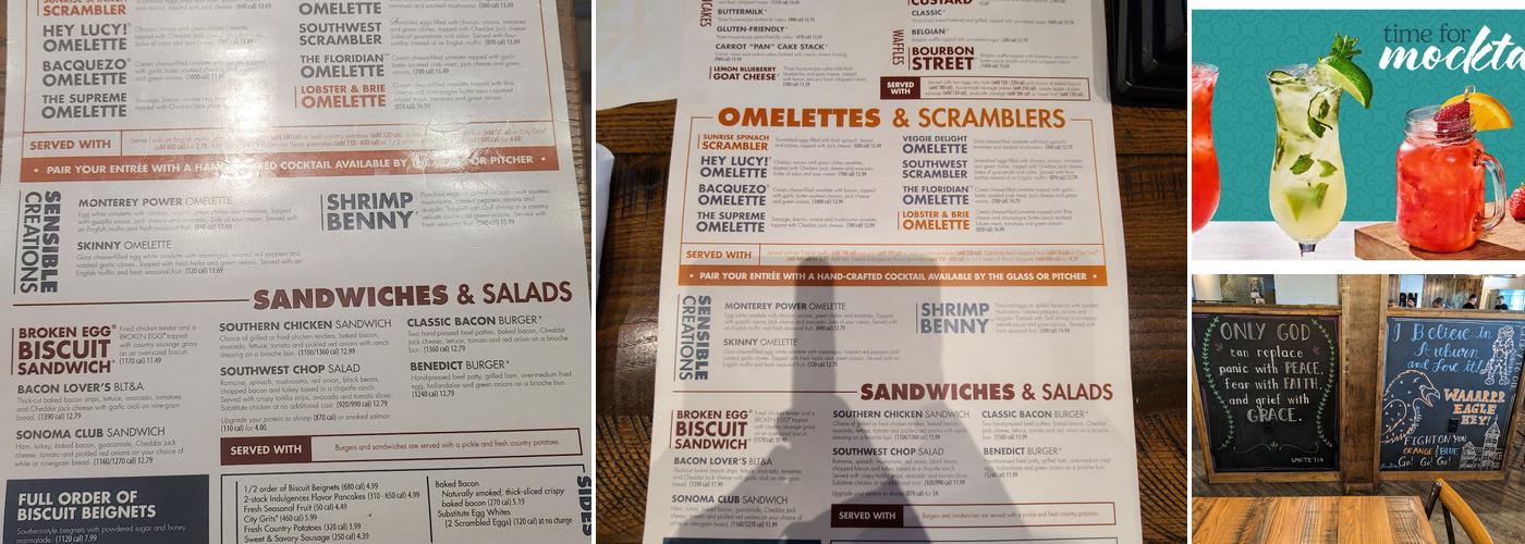 Another Broken Egg Cafe Menu