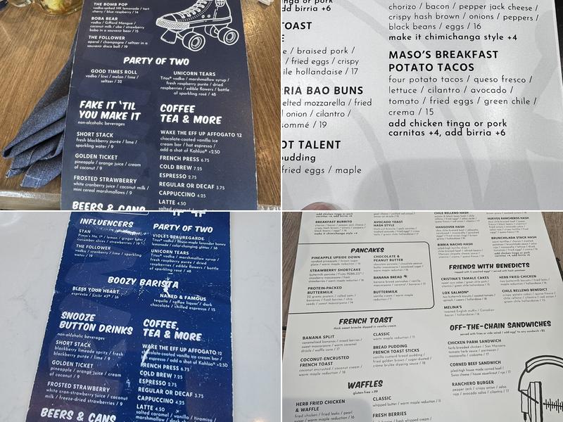 Hash Kitchen Menu