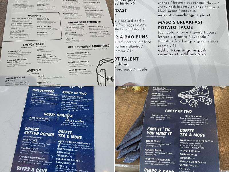 Hash Kitchen Menu