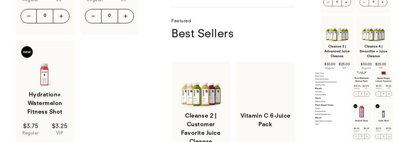 Pressed Juicery Menu