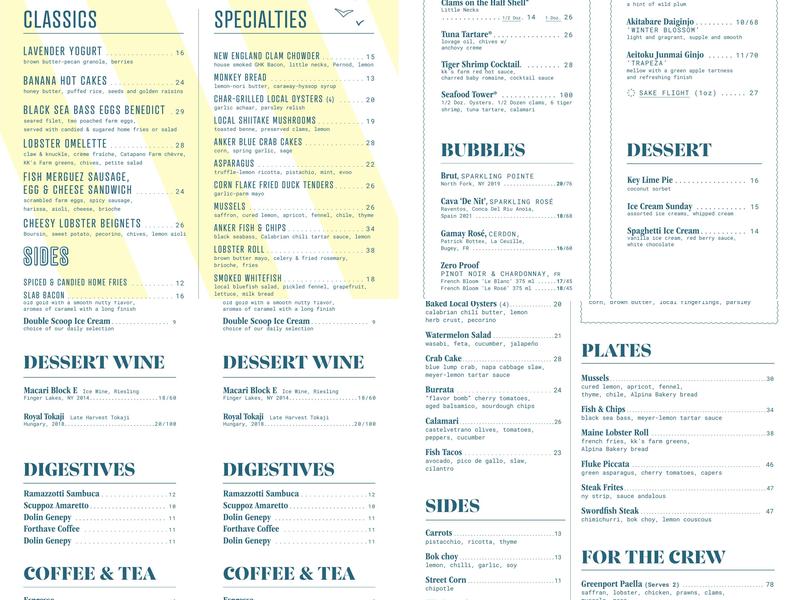 Anker Menu
