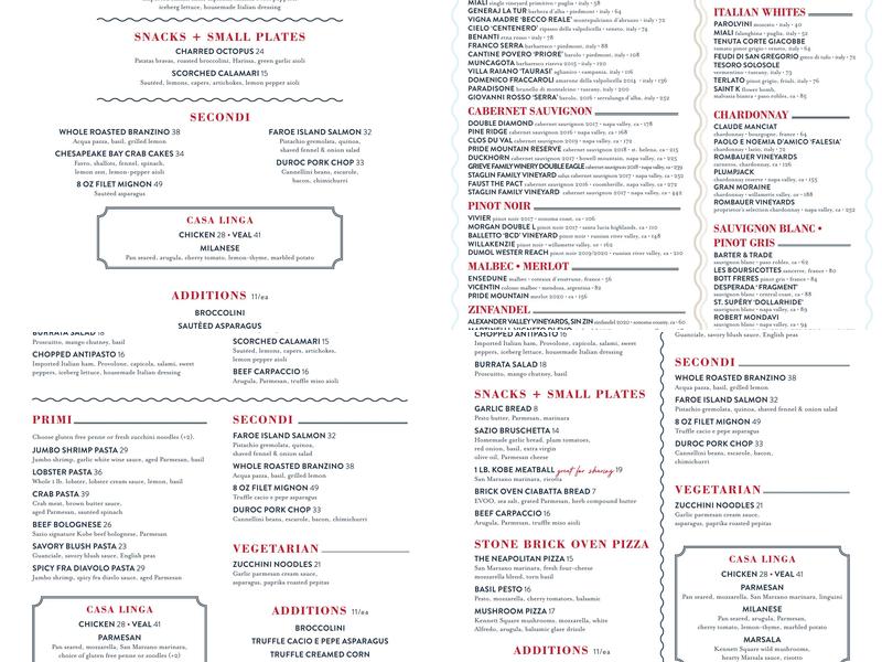 Sazio Menu