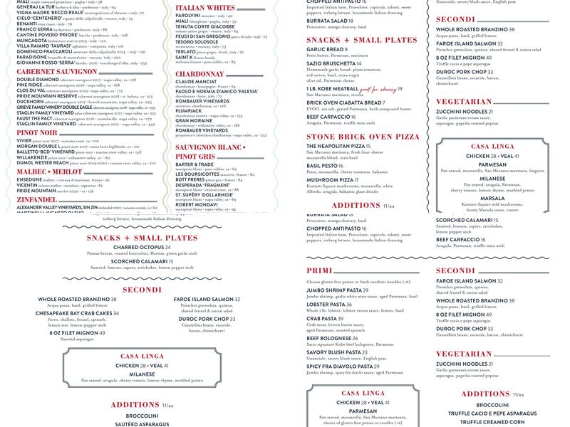 Sazio Menu