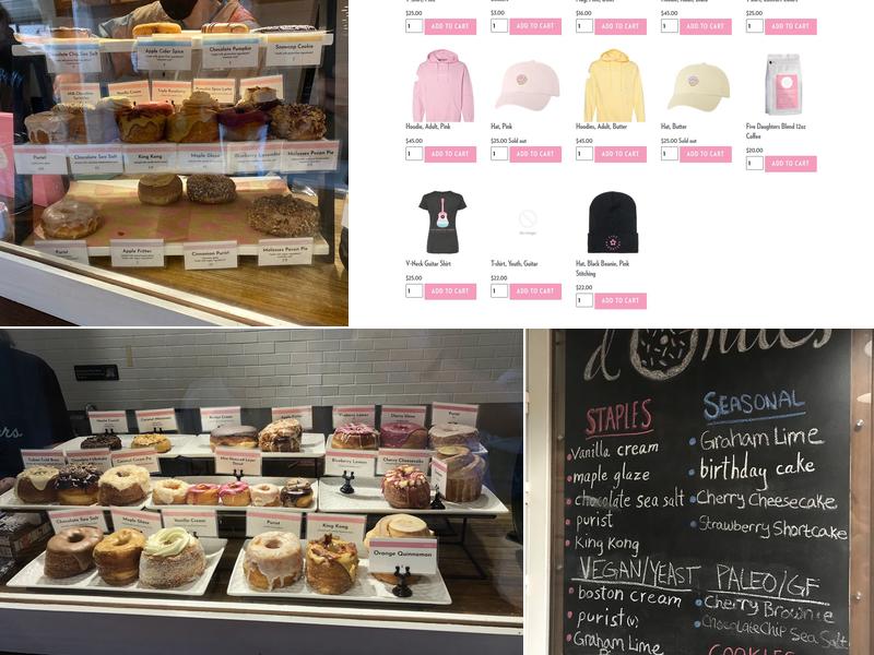 Five Daughters Bakery | Westside Provisions Menu