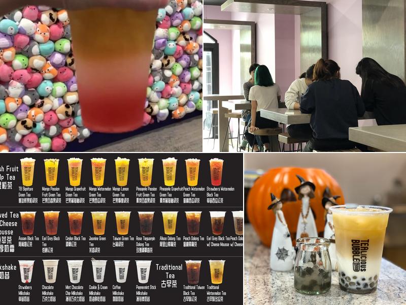 TEAlicious BUBBLE Menu